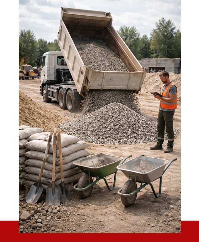 Доставка нерудных материалов в Усть-Илимске от 1248 руб. | ПРОНЕРУДСть