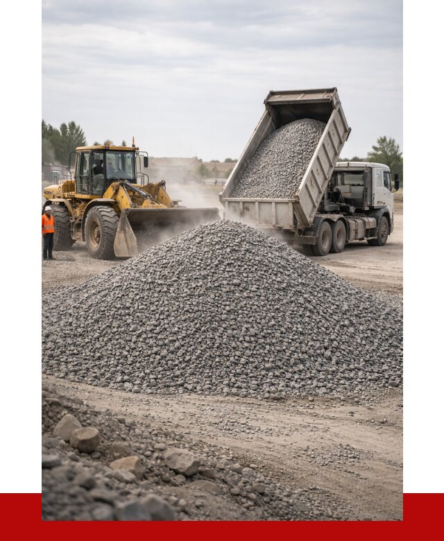 Купить щебень с доставкой в Усть-Илимске от 2600 руб. | ПРОНЕРУДСть