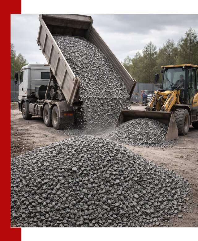 Доставка и продажа щебня гранитного в Усть-Илимске