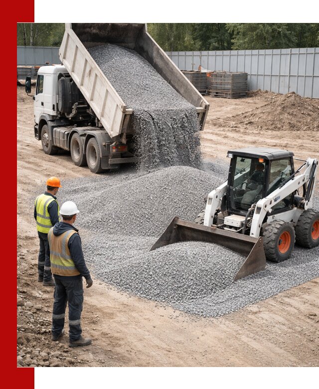 Доставка и продажа гранитного щебня фракции 0-5 в Усть-Илимске