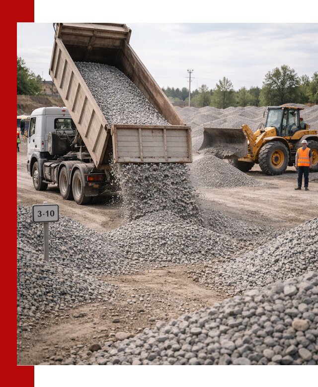 Гранитный щебень фракции 3–10: доставка и продажа в Усть-Илимске