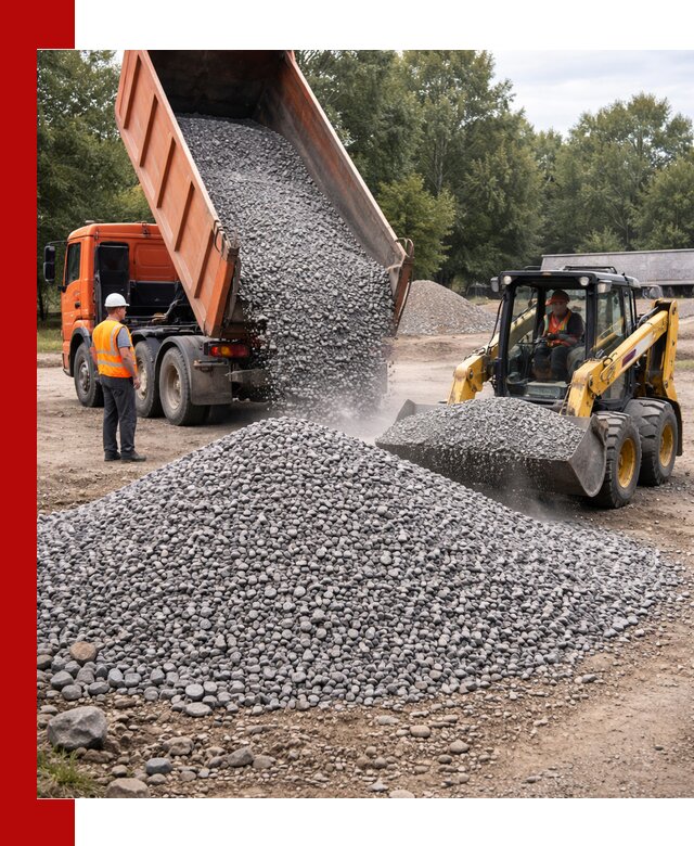 Купить гранитный щебень фракции 5–10 в Усть-Илимске с доставкой