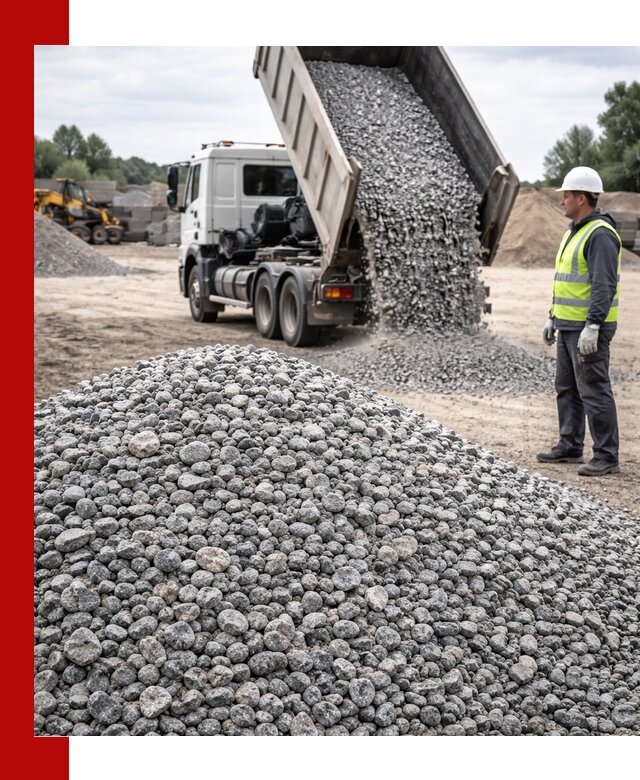 Доставка и продажа гранитного щебня фракции 5-20 в Усть-Илимске