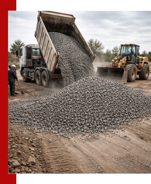 Гранитный щебень фракция 10-20 с доставкой в Усть-Илимске