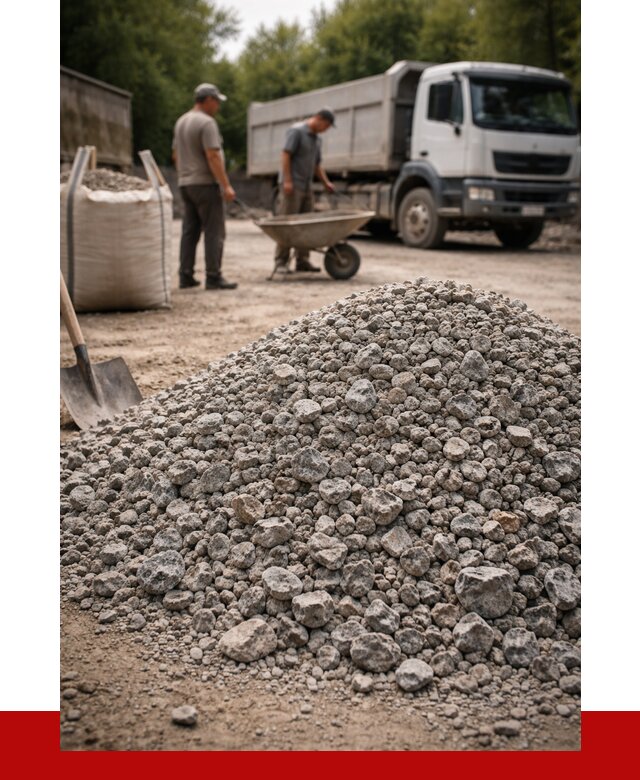 Гранитный щебень фракция 20-40 в Усть-Илимске от 3328 руб. ПРОНЕРУДСть