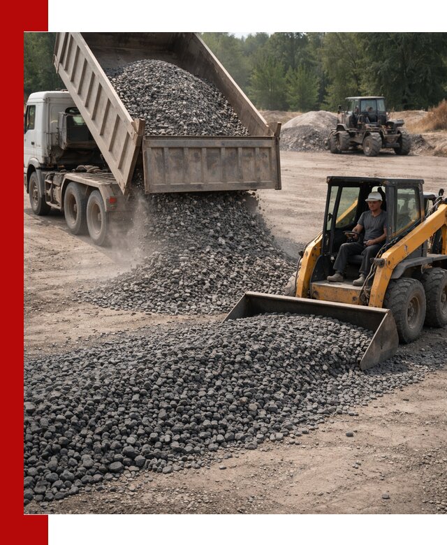 Гранитный щебень фракция 40-70 с доставкой в Усть-Илимске