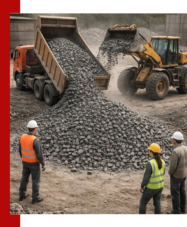 Щебень габбро-диабаз фракция 40–70 доставка в Усть-Илимске