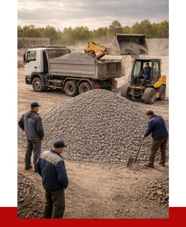 Гравийный щебень фракция 5-20 в Усть-Илимске от 2496 р. ПРОНЕРУДСть