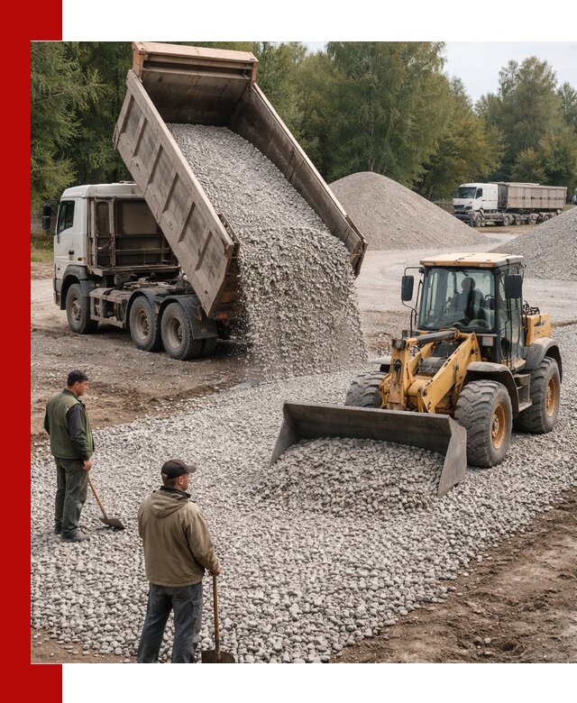 Купить гравийный щебень фракция 20-40 в Усть-Илимске с доставкой