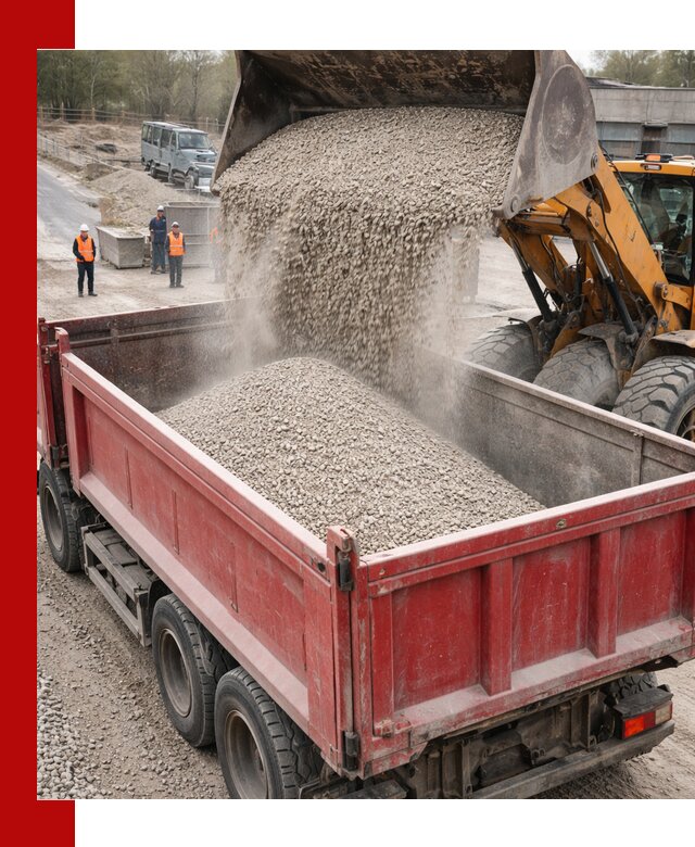 Купить известняковый щебень фракции 0-5 с доставкой в Усть-Илимске