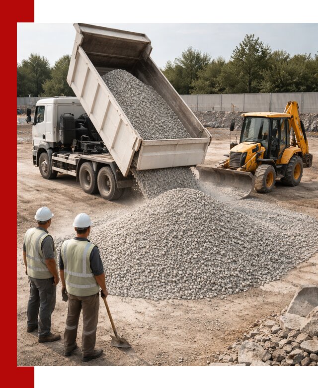Купить известняковый щебень фракции 5–10 мм с доставкой в Усть-Илимске