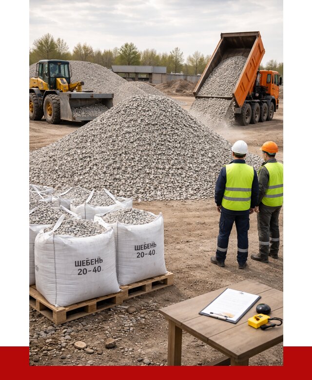 Известняковый щебень 20-40 в Устях-Илимске от 2184 р. ПРОНЕРУДСть