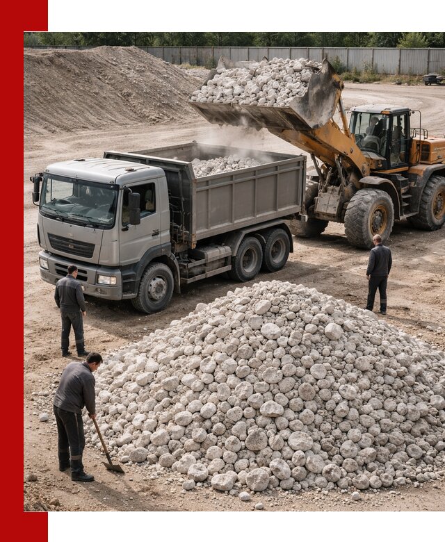 Известняковый щебень фракция 70–150 с доставкой в Усть-Илимске