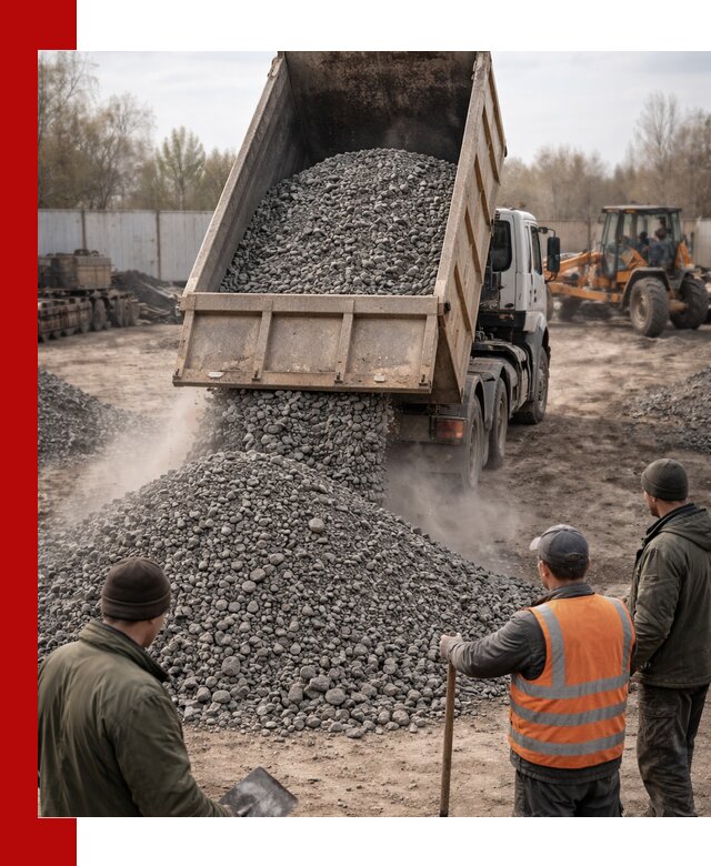 Доставка шлакового щебня в удобные сроки по выгодной цене в Усть-Илимске