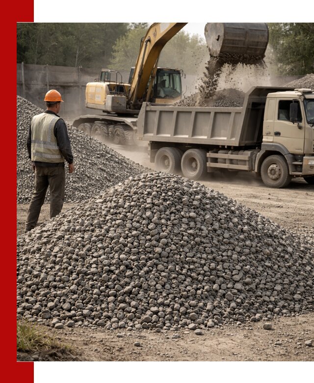Шлаковый щебень фракция 5-20 с доставкой в Усть-Илимске