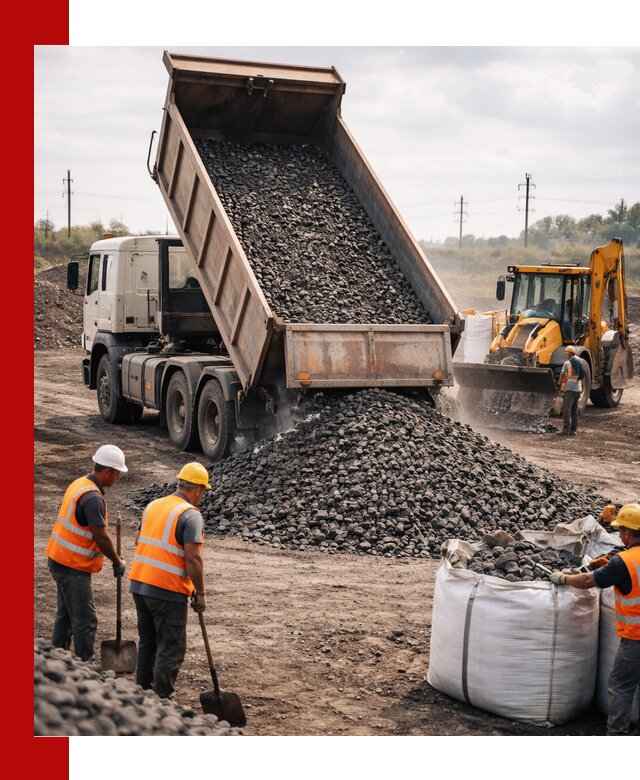 Шлаковый щебень фракция 40-70 с доставкой в Усть-Илимске