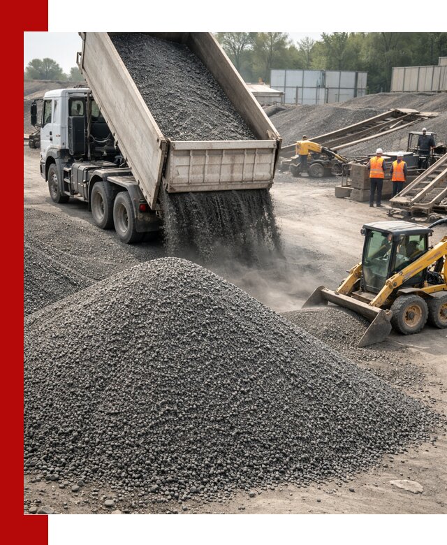 Вторичный щебень фракция 0–5 с доставкой в Усть-Илимске