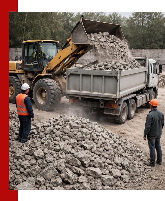 Вторичный щебень фракция 70–150 в Усть-Илимске с доставкой