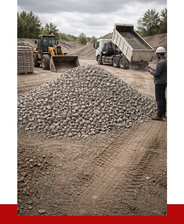 Купить бетонный щебень в Усть-Илимске, от 3328 р. ПРОНЕРУДСть