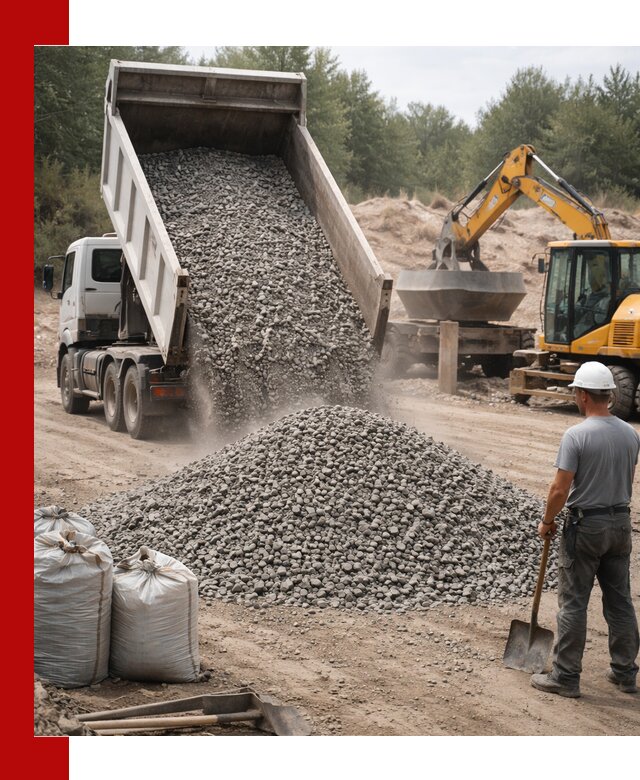 Доставка и продажа бетонного щебня в Усть-Илимске