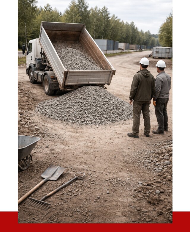 Бетонный щебень фракция 5-20 в Усть-Илимске от 3328 р., ПРОНЕРУДСть