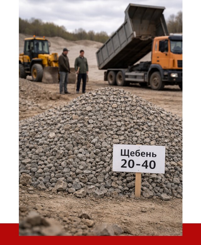 Бетонный щебень фракция 20-40 в Усть-Илимске от 2548 р. | ПРОНЕРУДСть