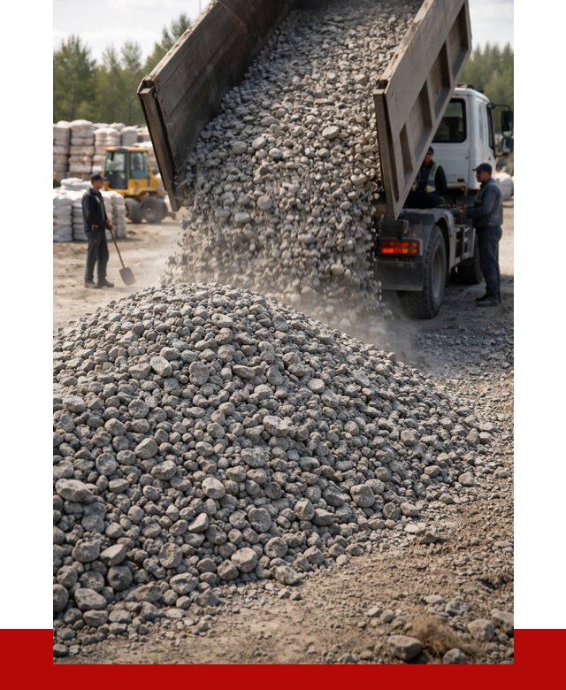 Бетонный щебень фракция 40-70 в Усть-Илимске от 1872 р. ПРОНЕРУДСть