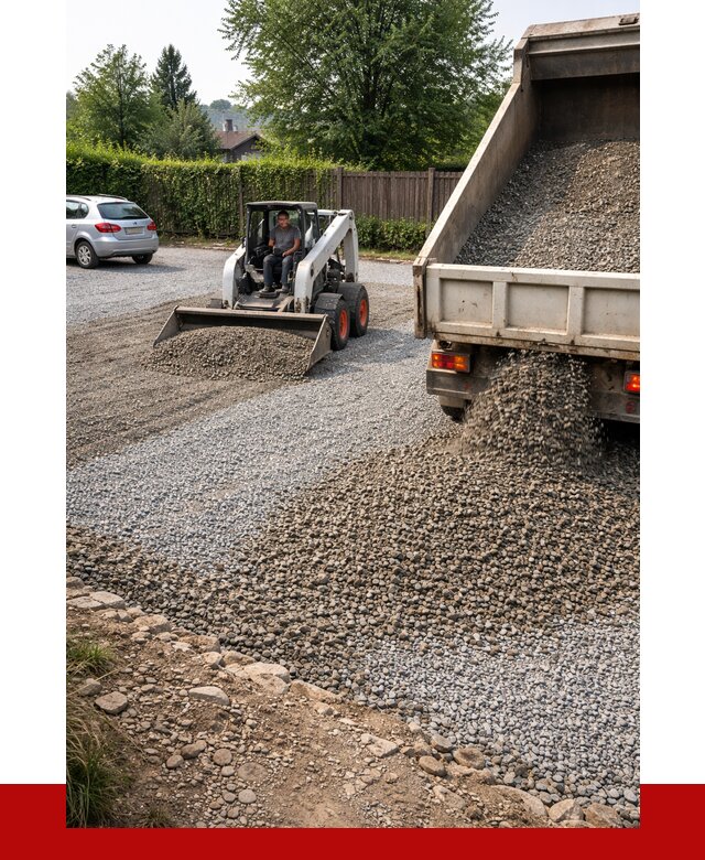 Щебень для парковки в Усть-Илимске с доставкой от 1248 р.| ПРОНЕРУДСть