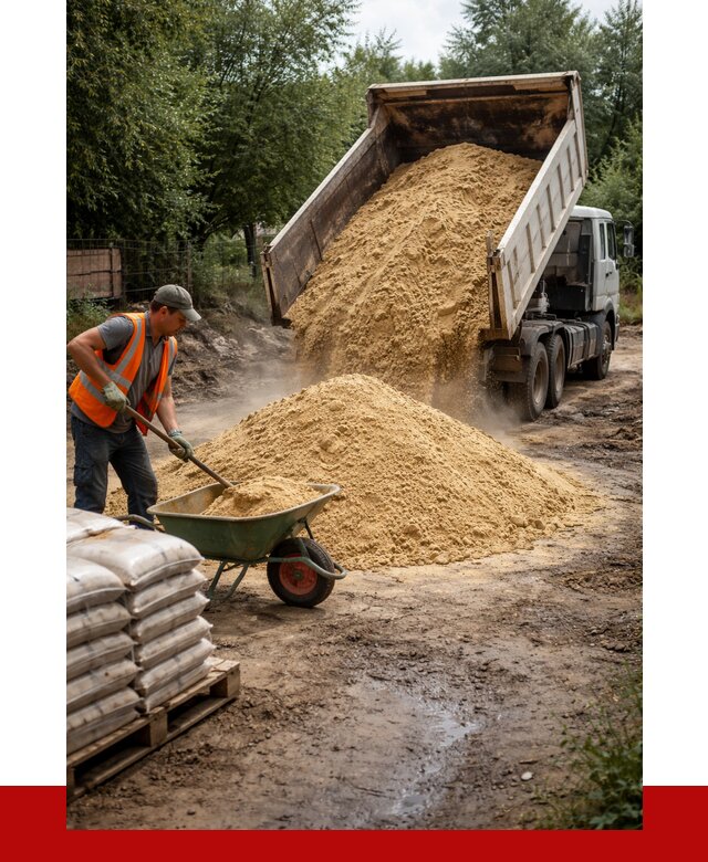 Купить песок с доставкой в Усть-Илимске от 1872 р. | ПРОНЕРУДСть