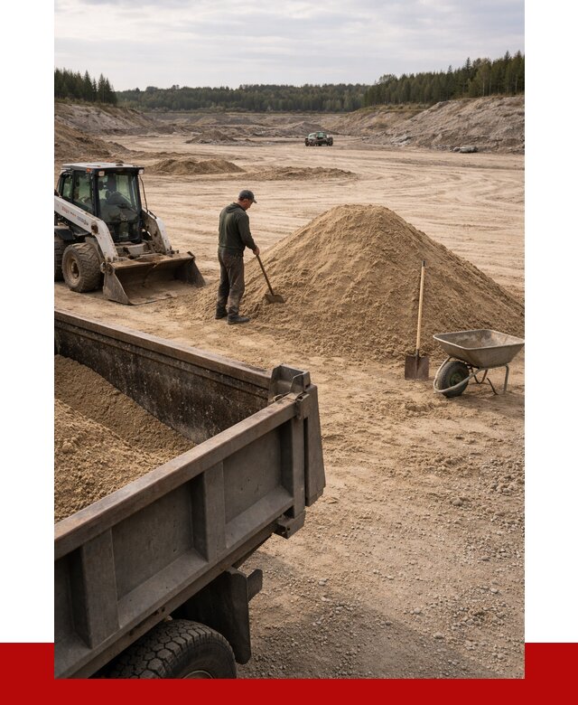 Карьерный песок среднезернистый в Усть-Илимске, от 2288 р. ПРОНЕРУДСть