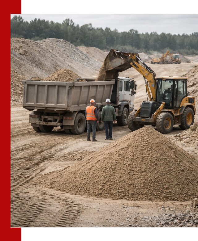 Карьерный среднезернистый песок с доставкой в Усть-Илимске