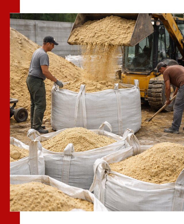 Поставка качественного песка для кладки в Усть-Илимске