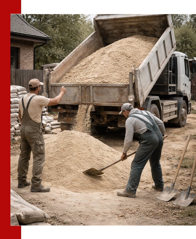 Песок для штукатурки с доставкой в Усть-Илимске качественный и чистый