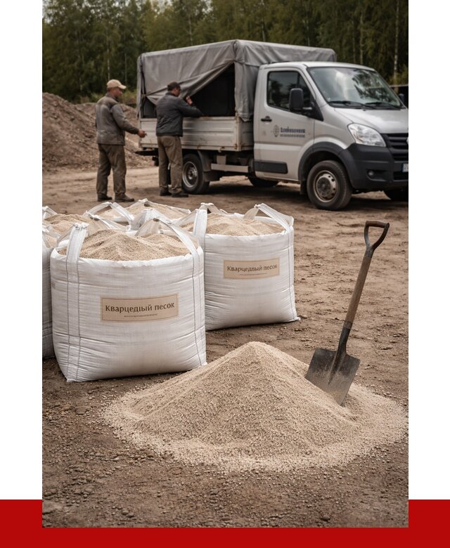 Кварцевый песок для пескоструя в Усть-Илимске от 4680 р. | ПРОНЕРУДСть
