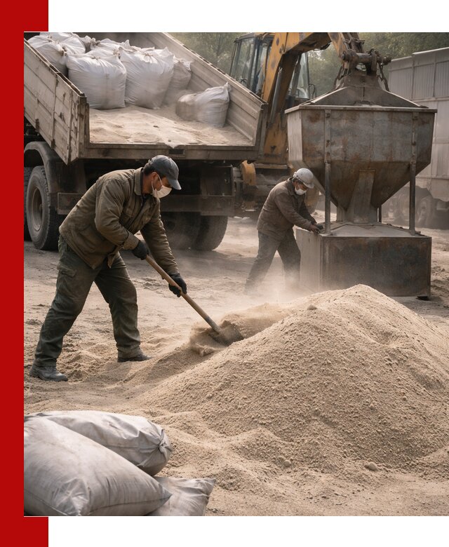 Кварцевый песок для пескоструя в Усть-Илимске — доставка и качество