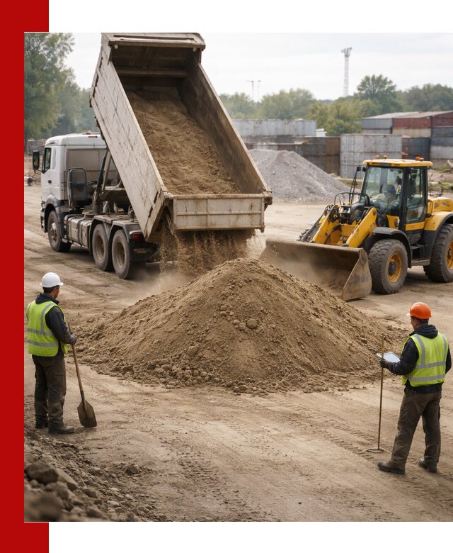 Доставка и продажа пескогрунта оптом и в розницу в Усть-Илимске