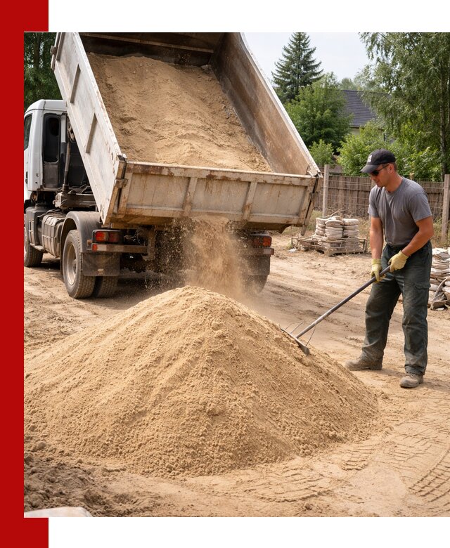 Доставка сухого песка самосвалами в Усть-Илимске