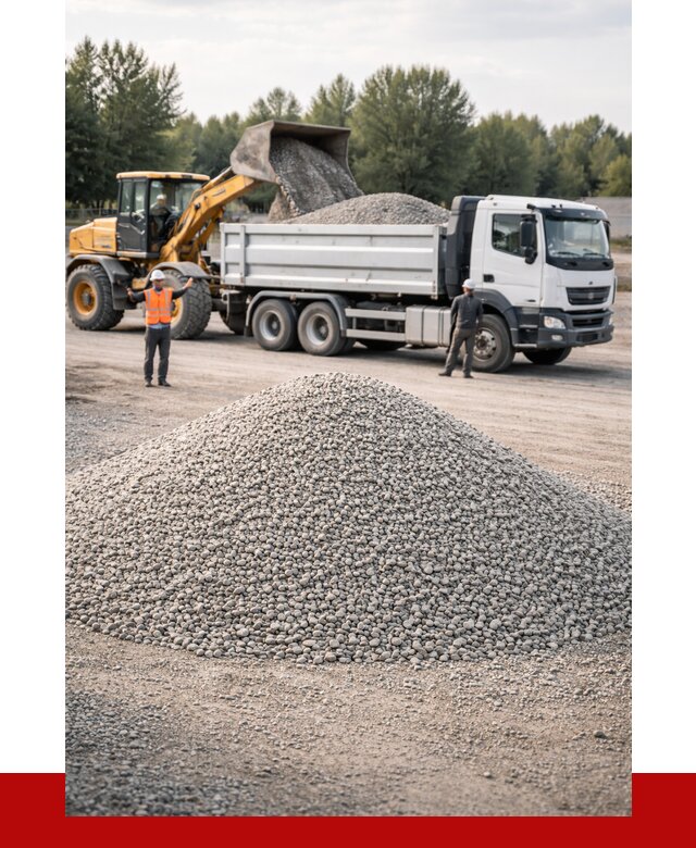 Купить мытый гравий в Усть-Илимске от 3640 р, доставка ПРОНЕРУДСть