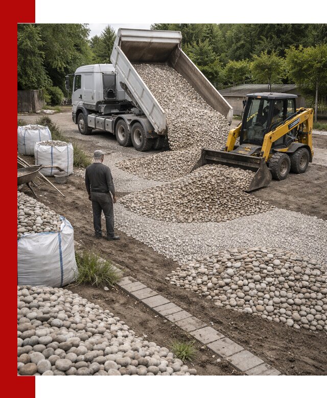 Доставка морской гальки оптом и в розницу в Усть-Илимске