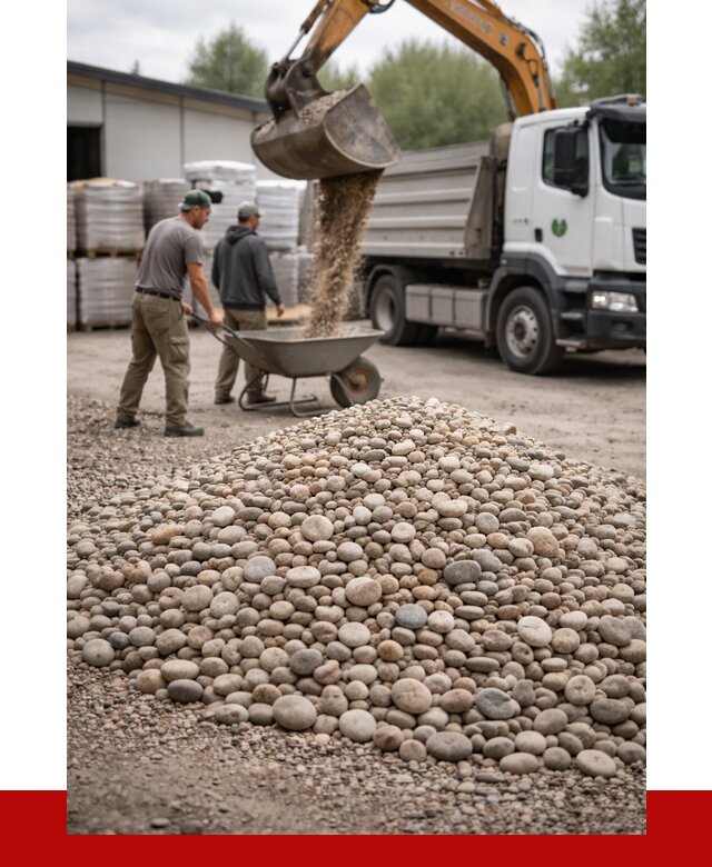 Галька декоративная в Усть-Илимске от 3328 р. за куб | ПРОНЕРУДСть