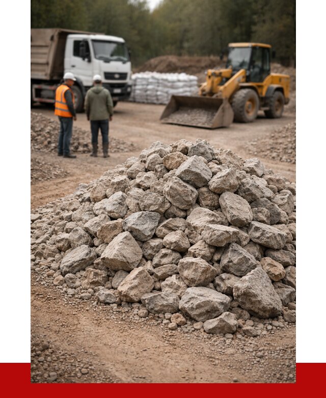 Купить бутовый камень с доставкой в Усть-Илимске от 2392 р. | ПРОНЕРУДСть