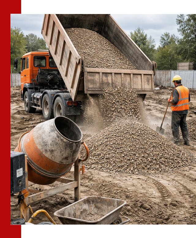 Опгс для бетона с доставкой самосвалом в Усть-Илимске от производителя