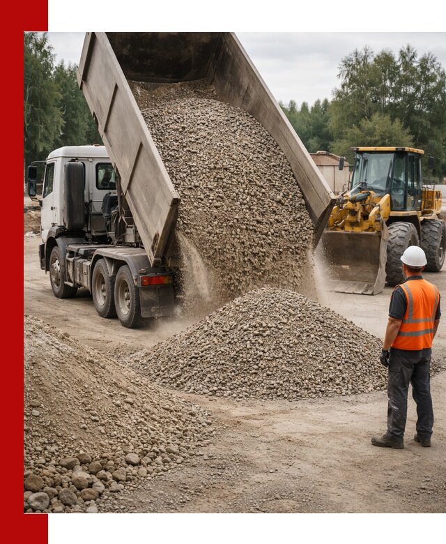 Доставка щпс в Усть-Илимске — щебеночно-песчаная смесь под заборы и дорожки