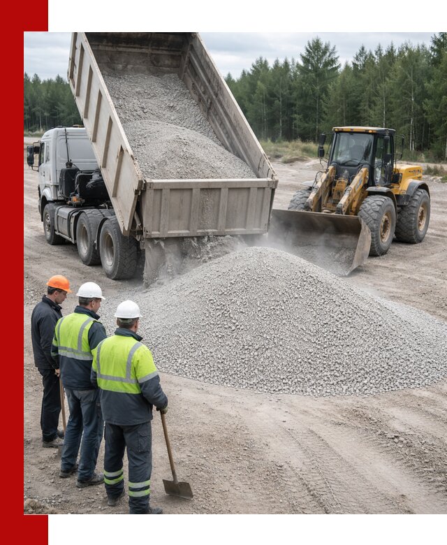 Известняковый отсев 0-5 доставка в Усть-Илимске быстро и выгодно