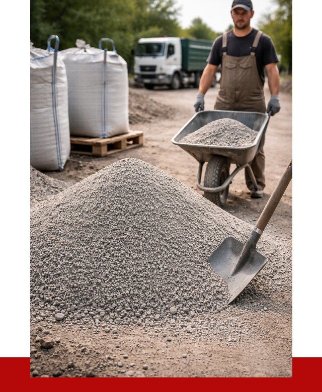 Отсев для бетона в Усть-Илимске от 2600 р. с доставкой | ПРОНЕРУДСть