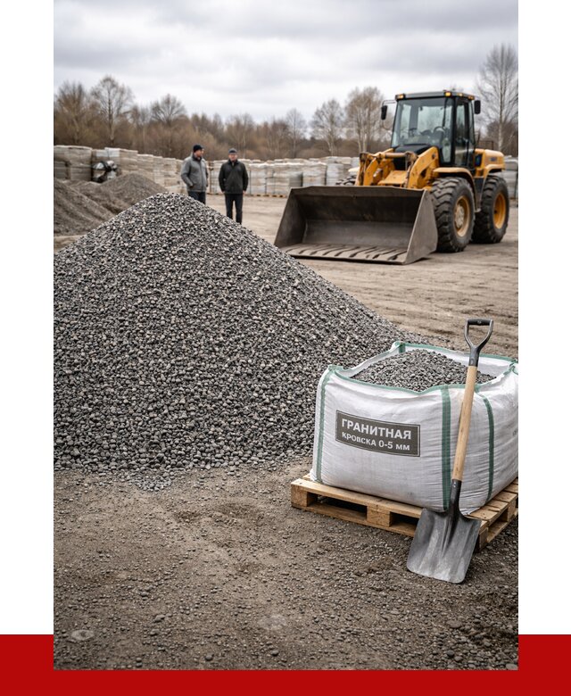 Купить гранитную крошку в Усть-Илимске от 4992 р. с доставкой | ПРОНЕРУДСть