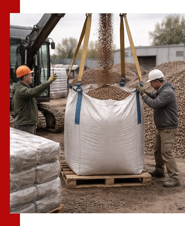 Керамзит в биг-бегах с доставкой в Усть-Илимске