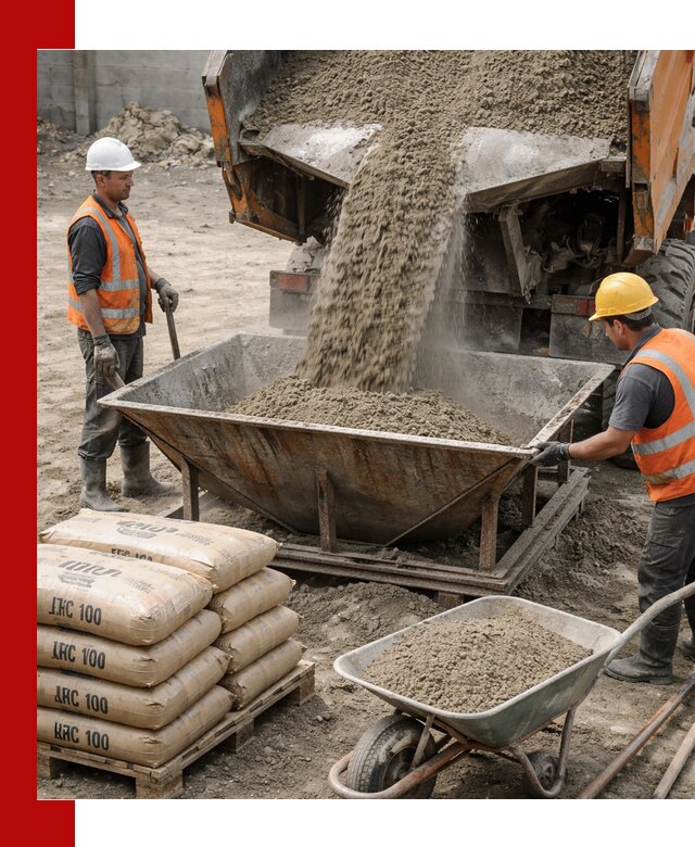 Доставка цементно-песчаной смеси М100 в Усть-Илимске