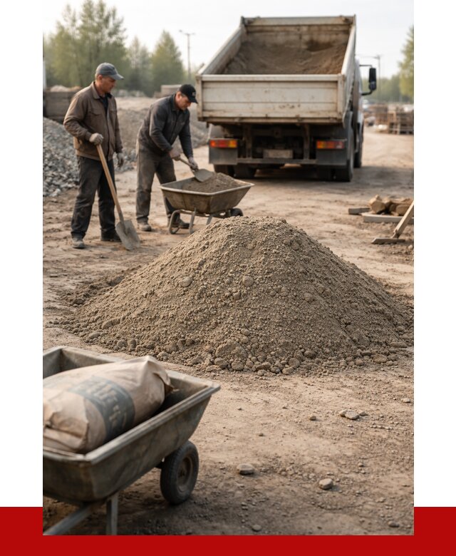 Цементно-песчаная смесь М150 в Усть-Илимске от 4888 р. | ПРОНЕРУДСть