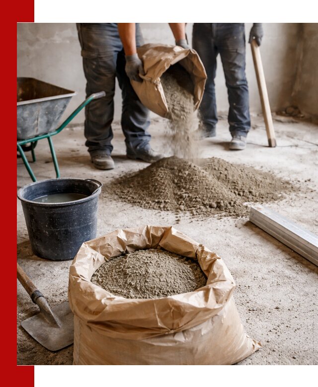 Доставка сухой смеси для стяжки в Усть-Илимске